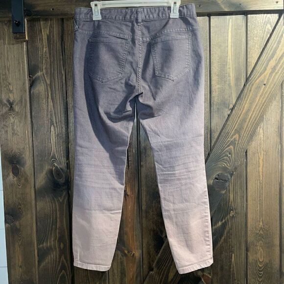 Free People Ombré Mid Rise Cropped Jeans - Picture 2 of 5